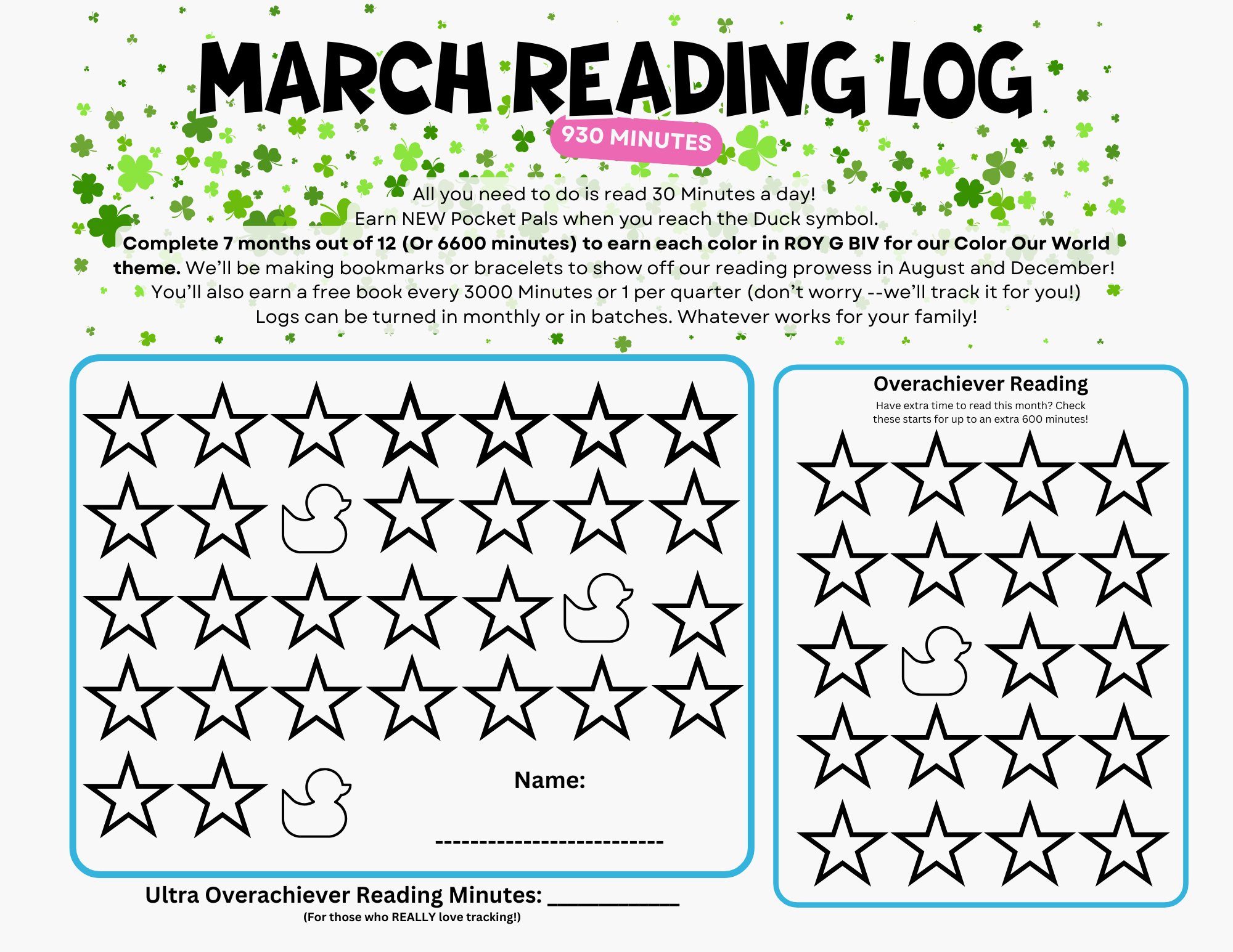 February Reading Log